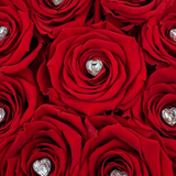 Aubrey Large Heart Shaped Box (36-42 Preserved Roses)