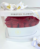 Aubrey Double Boxed Grandiose Heart (29-35 Preserved Roses)