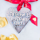 Pink & Silver Heart Pendant