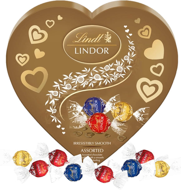 Lindt Gold Heart Chocolate Box 209g