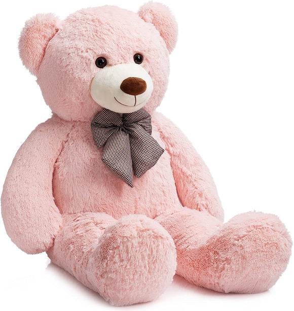 'Gracie' 120cm Baby Pink Plush Teddy Bear