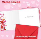 'Hearts a flutter' Valentine's Card