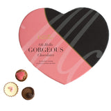 'Oh Hello Gorgeous' PInk Heart Chocolate Box - Mother's Day Collection