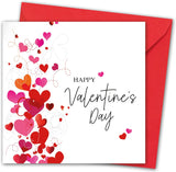 'Hearts a flutter' Valentine's Card