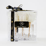 L'Clair-9 Rose Acrylic Box - Preserved Roses