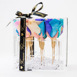 L'Clair-9 Rose Acrylic Box - Preserved Roses