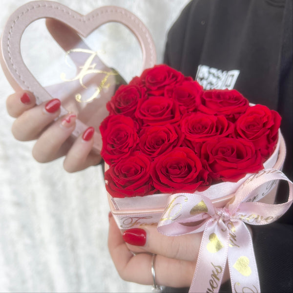 'Bella Notte' Pink Leather Heart <Gifts Under £100> ♥️ Valentine's Day ♥️