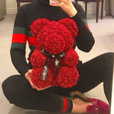 Red Rose Bear (Small or Large)