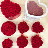 'Love Heart' Flower Box (Medium or Large)