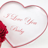 'Love Heart' Flower Box Medium <Gifts Under £150> ♥️ Valentine's Day ♥️