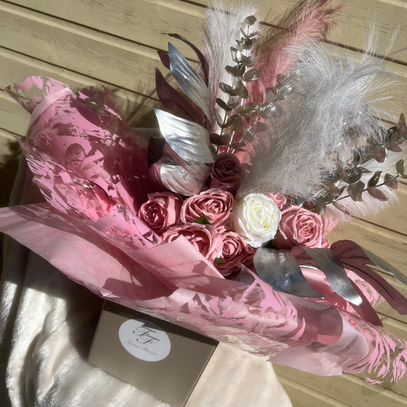 Silver Stunner Bouquet - Mother's Day Collection