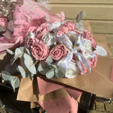 Pink & White Rose Bouquet - Mother's Day Collection