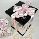 White Twinkle Bear Pink Hearts - Sale