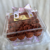 Acrylic Jewellery Storage in Taupe 16 Roses - Mother's Day Collection