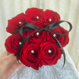 Black Luxe Red Roses - Mother's Day Collection