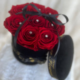 Black Luxe Red Roses - Mother's Day Collection