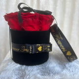 Black Luxe Red Roses - Mother's Day Collection