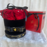 Black Luxe Red Roses - Mother's Day Collection