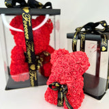 Red Rose Bear (Small or Large)