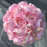 Pink Peony Bomb - Artifical Silk Peony Flowers