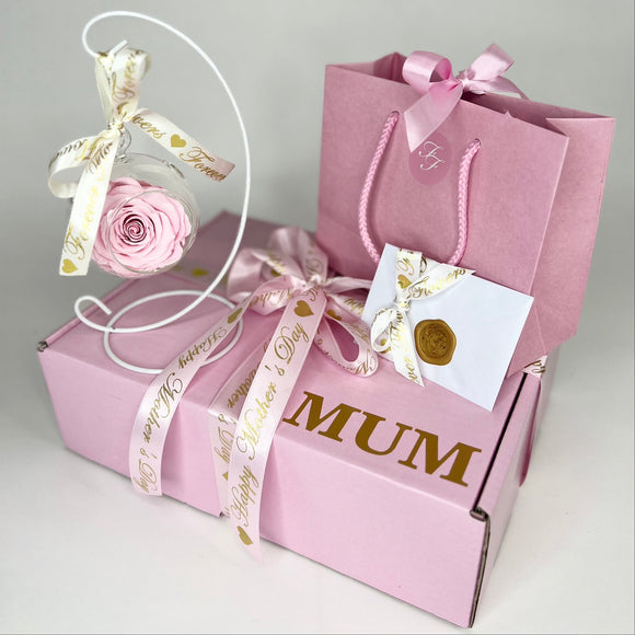 Pink Rose Pendant Set - Mother's Day Collection