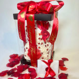 Twinkle Bear White with Red Hearts 25cm - Sale