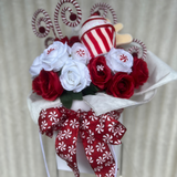 Candy Cane Cupcake Christmas Bouquet - Black Friday Sale