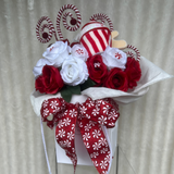 Candy Cane Cupcake Christmas Bouquet - Black Friday Sale