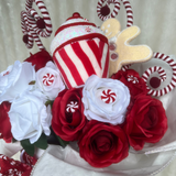 Candy Cane Cupcake Christmas Bouquet - Black Friday Sale