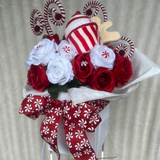 Candy Cane Cupcake Christmas Bouquet - Black Friday Sale