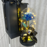 Beauty & The Beast Blue Light up Rose - Black Friday Sale