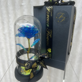 Beauty & The Beast Blue Light up Rose - Black Friday Sale