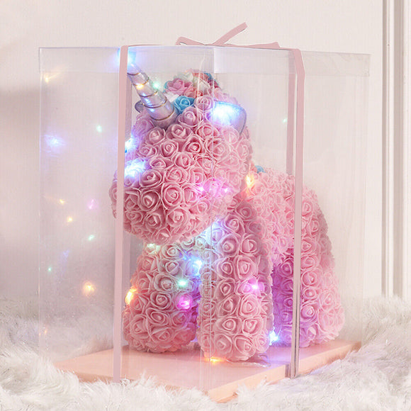 Fairytale Flowered Unicorn With LED Lights