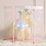 Fairytale Flowered Unicorn With LED Lights