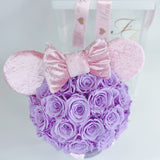 Mouse Ears & Bow Cupcake Preserved Box