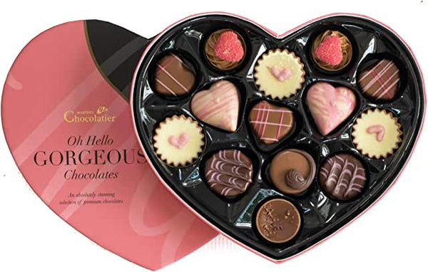 'Pink Heart' Premium Chocolate Box