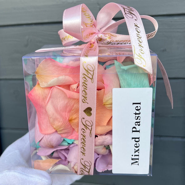 Box of Loose Preserved Petals in (Mixed Pastels)
