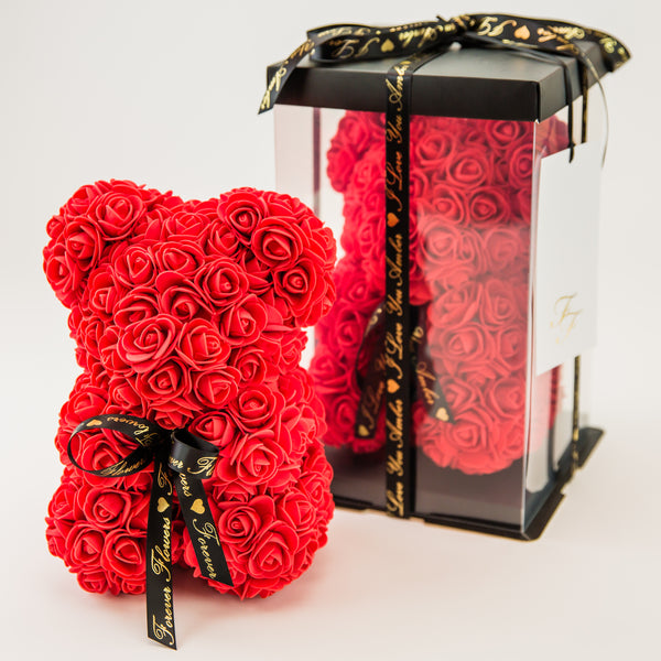Red Rose Bear Small <Gifts Under £100> ♥️ Valentine's Day ♥️