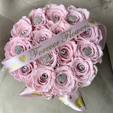 Pink Rosè Preserved Rose Box (Small, Medium or Large) - Mother's Day Collection