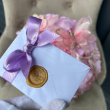 Pink Peony Cupcake Box (Artificial Silk Flowers)