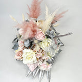 'Pamper Me' Pink & Silver Pampas Arrangement (#1) - Ready Made Collection