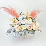 'Pamper Me' Pink & Silver Pampas Arrangement (#1) - Ready Made Collection