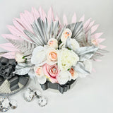 Glam Pink & Silver Flower Box - Ready Made Collection
