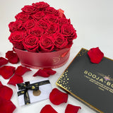 Heart box of roses Medium Valentine's Collection ♡