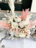 'Pamper Me' Pink & Silver Pampas Arrangement (#2) - Ready Made Collection
