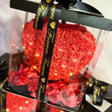 ‘Hearts Desire’ Light Up Heart Red  <Gifts Under £100> ♥️ Valentine's Day♥️ - Forever Flowers UK